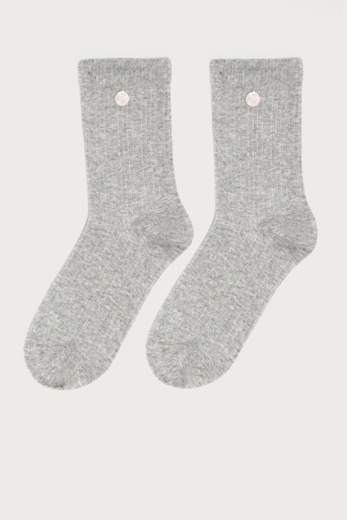 Pearl Ribbed Socks