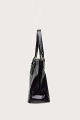Faux Leather Grommet Bag