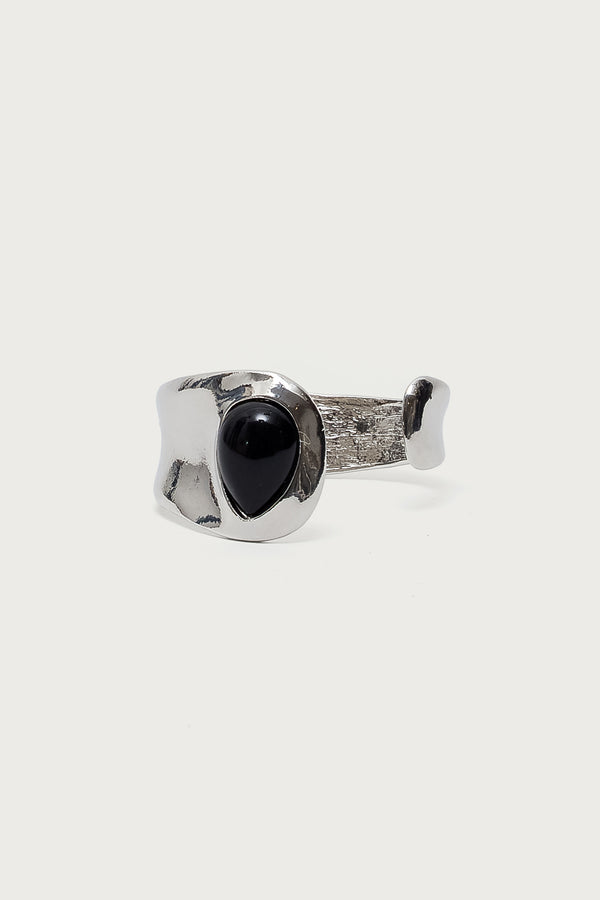 Stone Abstract Cuff Bracelet