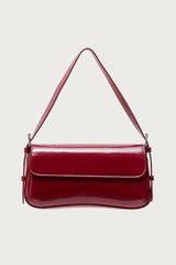 Red Carpet Faux Patent Leather Bag