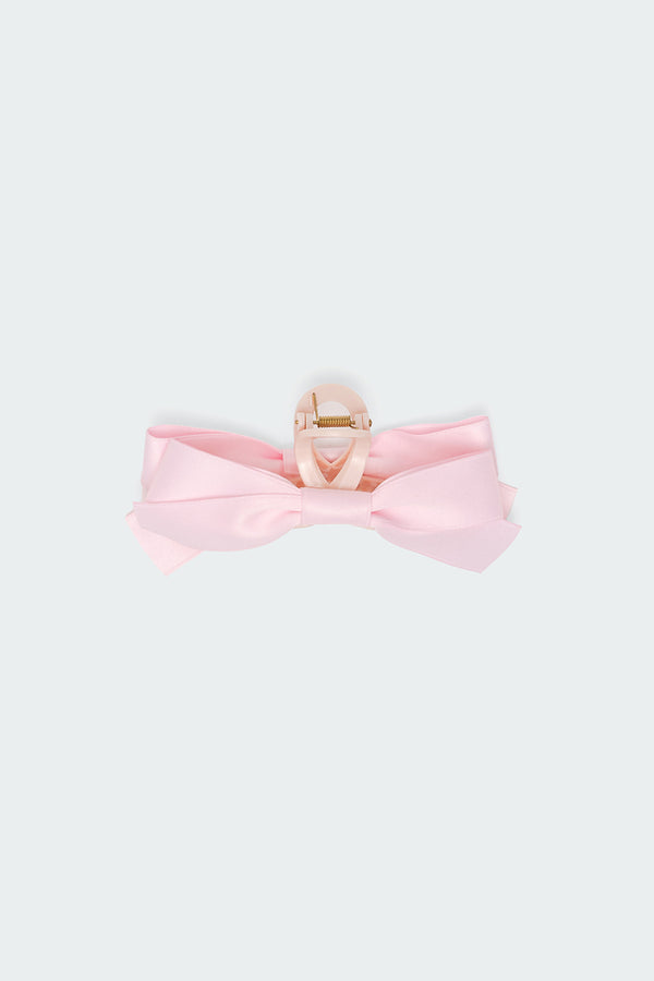 Satin Bow Hair Clip