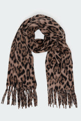 Chunky Leopard Scarf