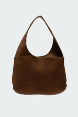 Faux Suede Shoulder Bag