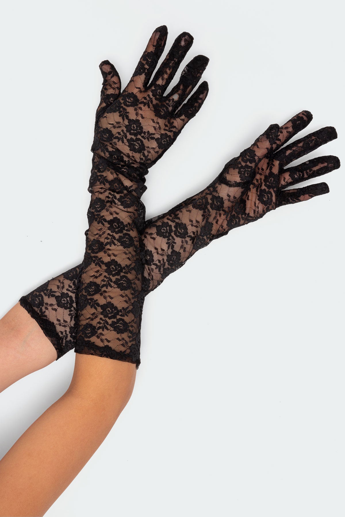 Tea Time Sheer Lace Gloves