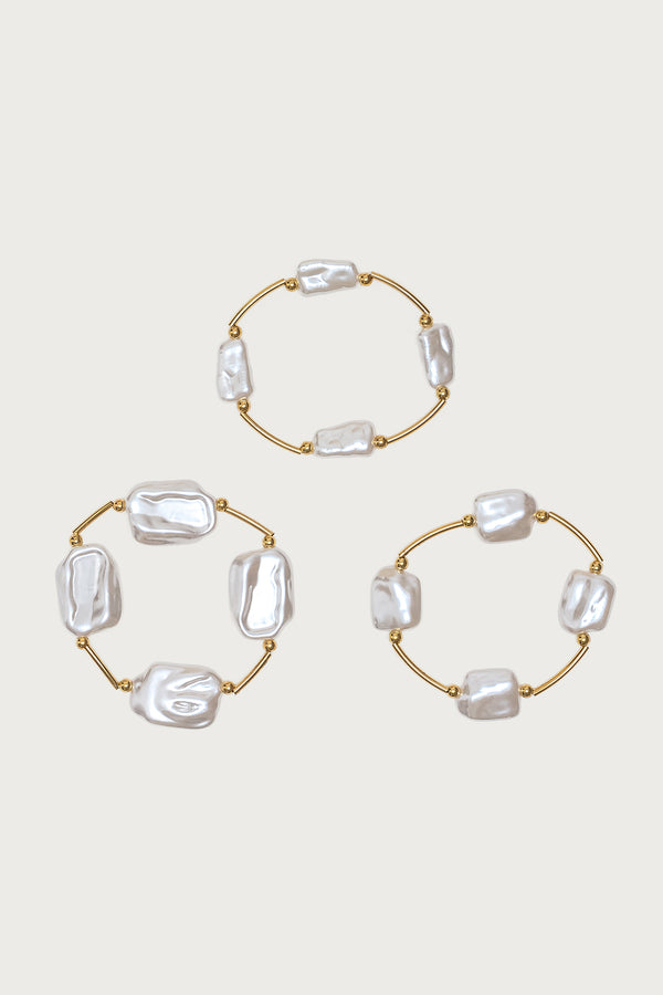 Pearly Beaded Bracelet Pack