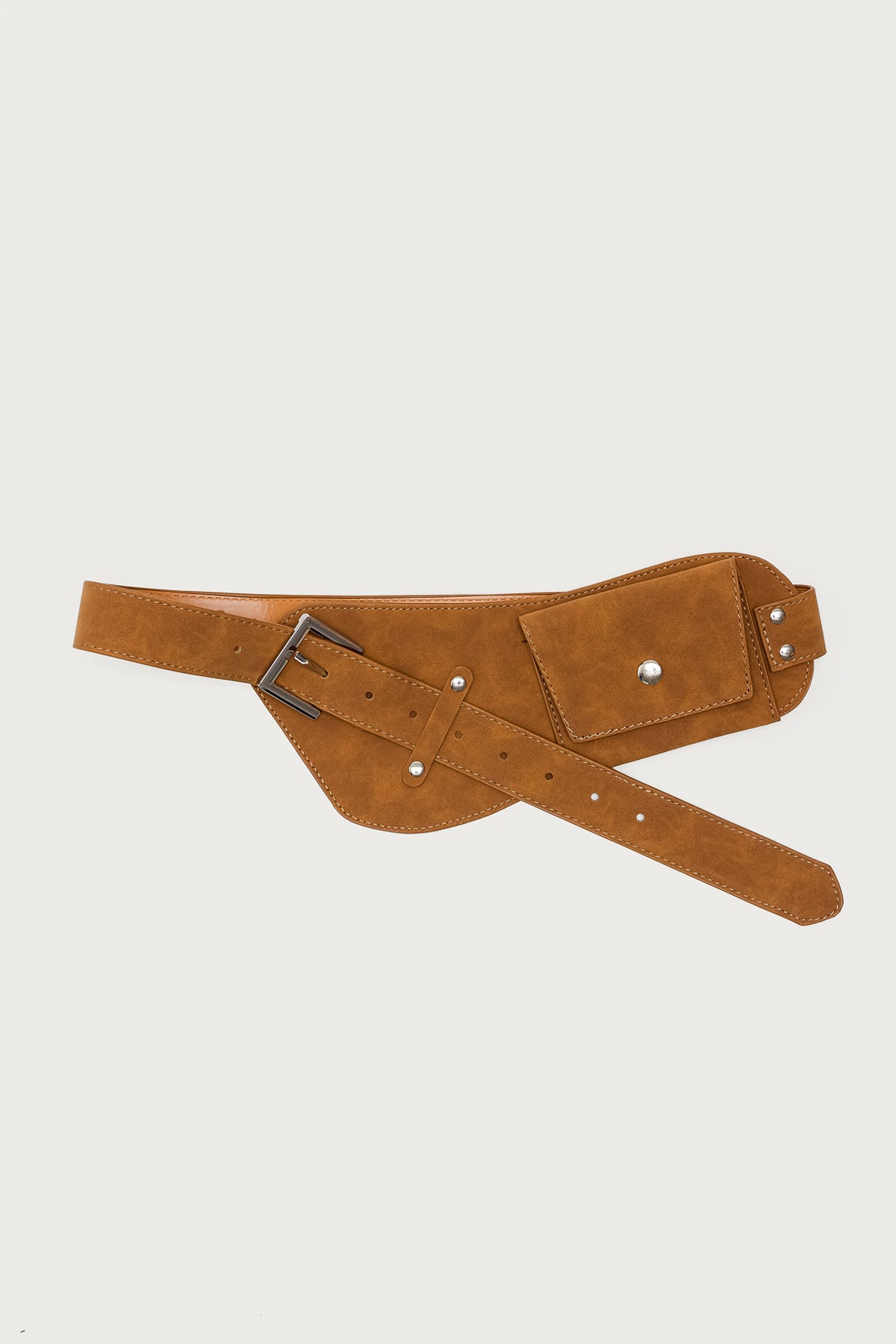 Faux Suede Utility Belt