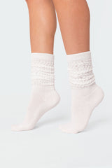 Slouchy Scrunch Socks