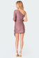 Nash One Shoulder Ruffle Mini Dress