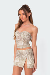 Lionne Printed Corset