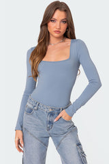 Joanna Square Neck Bodysuit