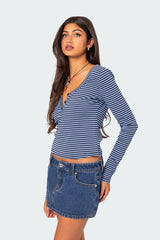 Jocelyn Striped Top