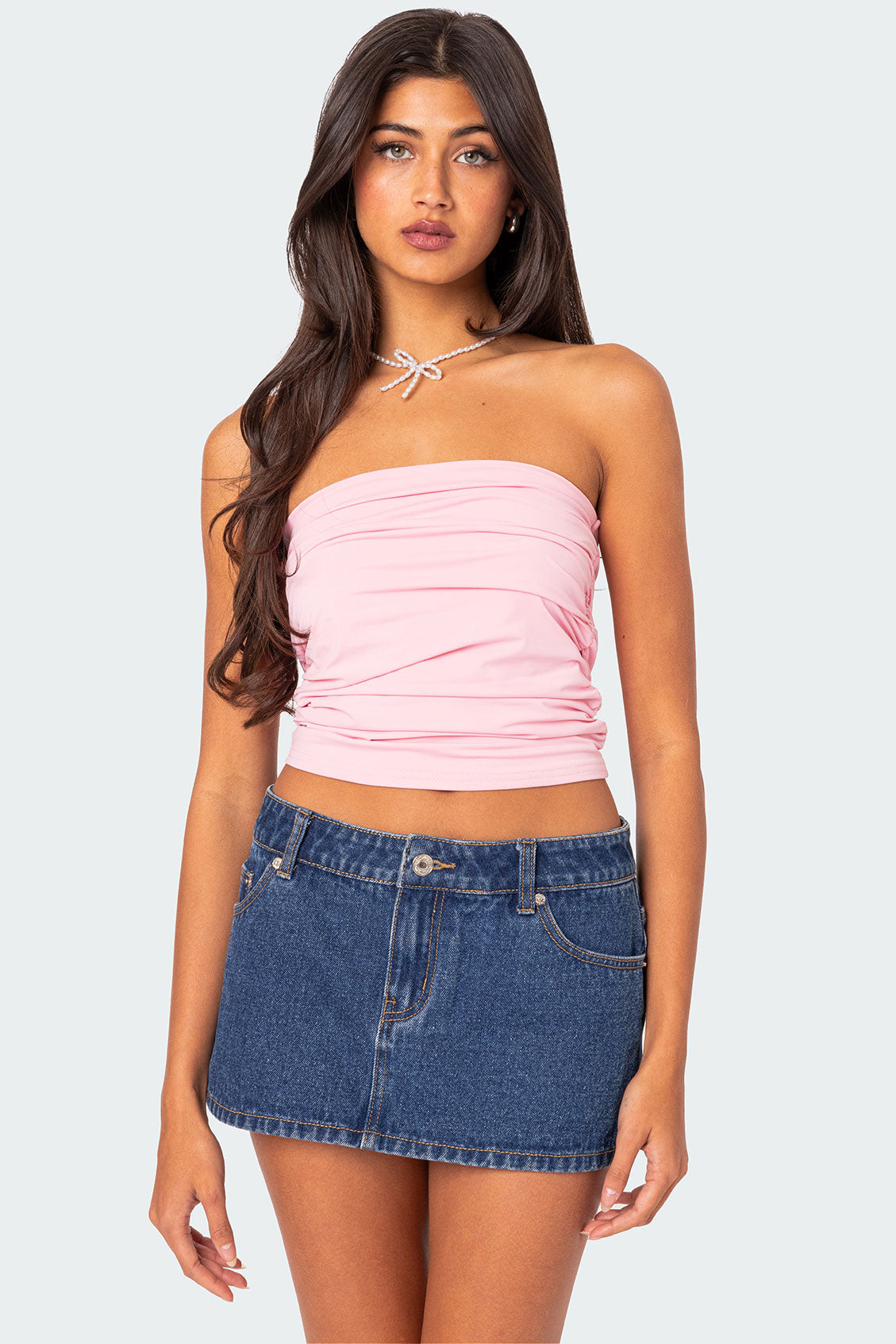 Isabella Ruched Tube Top