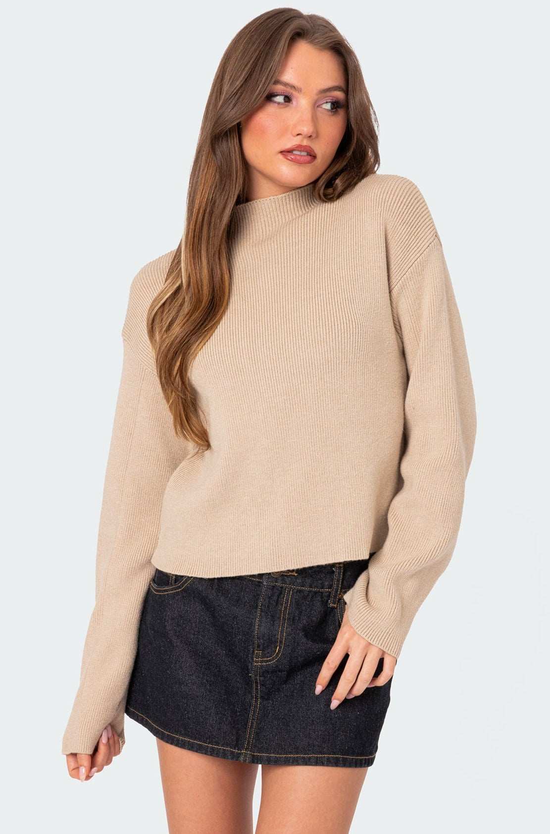 Kimberly Mock Neck Sweater