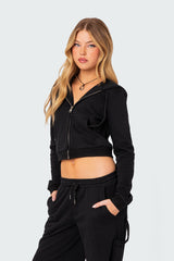 Annalise Zip Front Hoodie