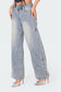 Oaklynn Stitch Detail Low Rise Jeans