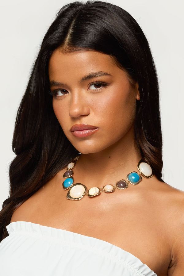 Mixed Stone Necklace