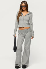 Meggy Striped Foldover Pants