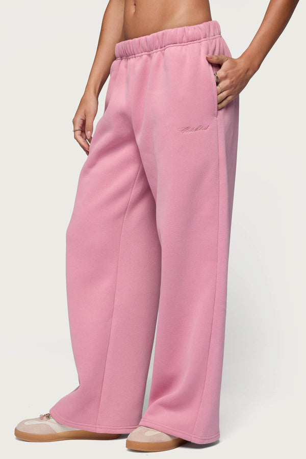 Basic Girl Wide Leg Edikted Sweatpants view 2