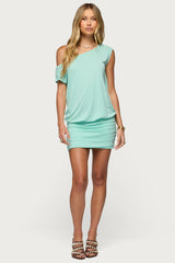 Marya Off Shoulder Ruched Mini Dress