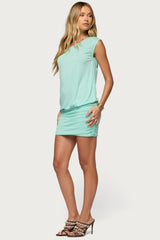 Marya Off Shoulder Ruched Mini Dress