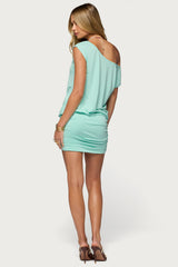 Marya Off Shoulder Ruched Mini Dress