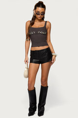 Libbie Iridescent Button Corset