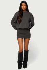 Jannah Sweatshirt Mini Dress