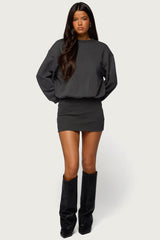Jannah Sweatshirt Mini Dress
