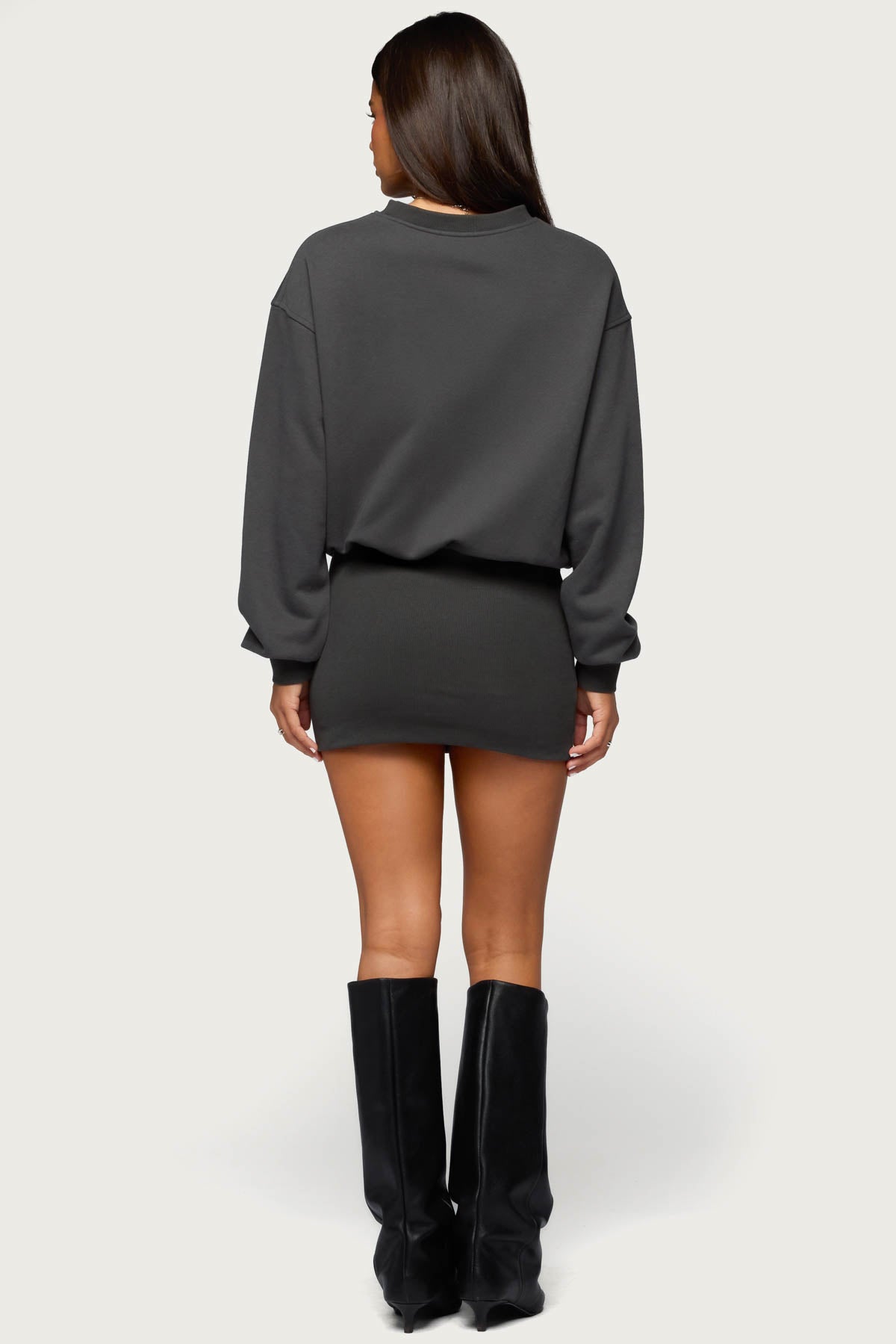 Jannah Sweatshirt Mini Dress