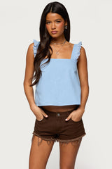 Viviana Linen Look Top