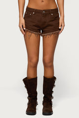Josefina Low Rise Denim Shorts