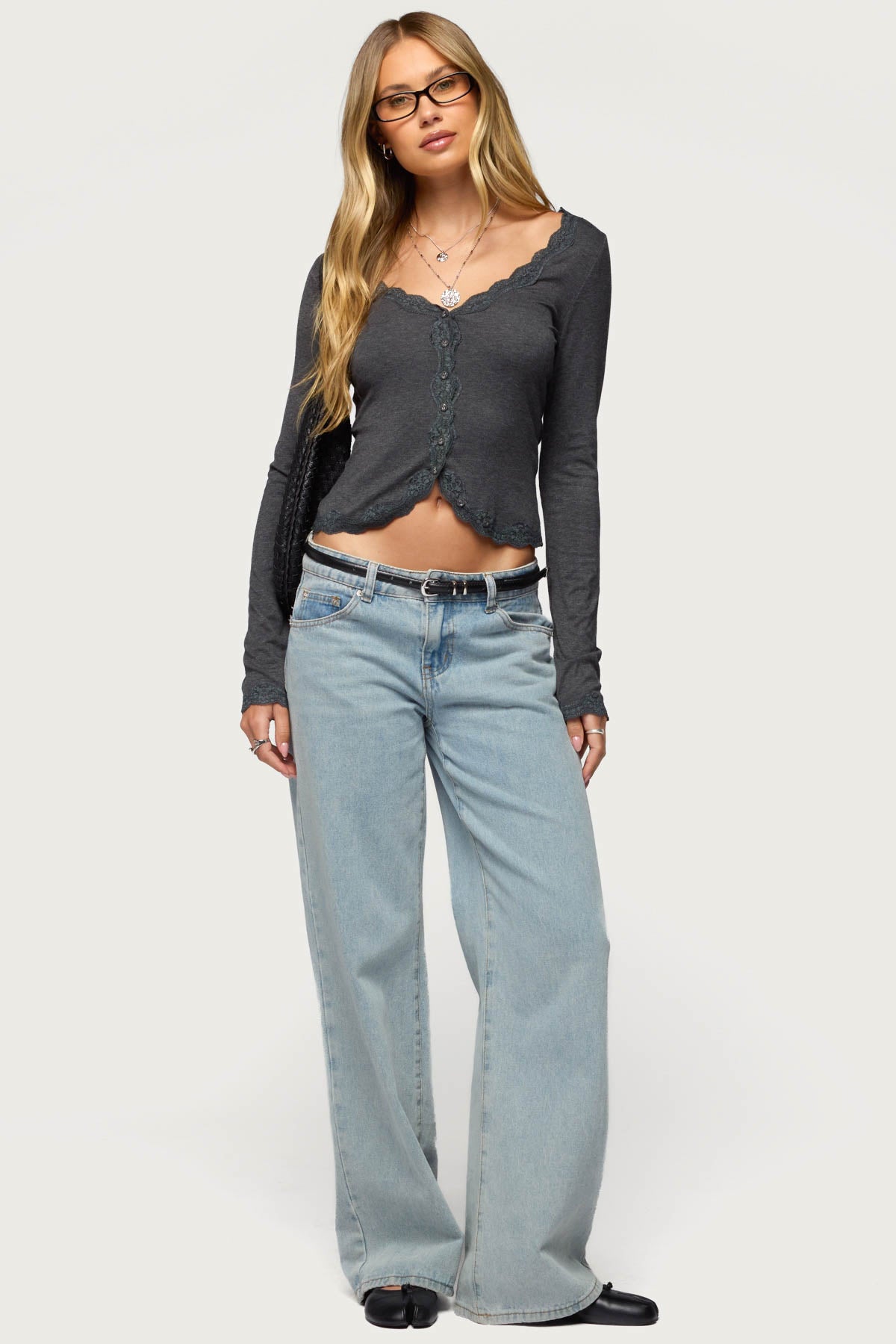 Gayle Lacey Button Up Top – edikted