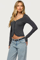 Gayle Lacey Button Up Top