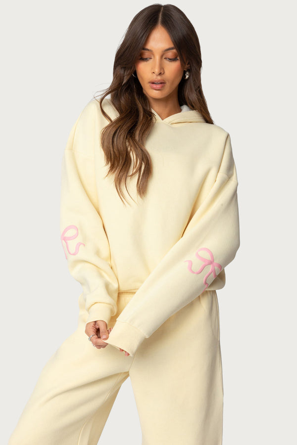 Bonney Bow Detail Hoodie