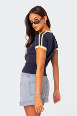 Kassidy Contrast T Shirt