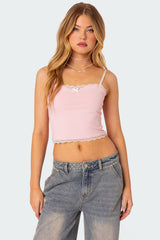 Alara Lace Trim Tank Top