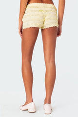 Lucy Ruffled Lace Shorts