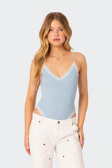 Aurora Lace Trim Bodysuit