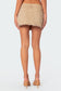 Charli Frayed Denim Mini Skirt