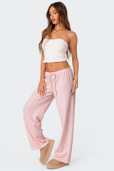 Olivia Striped Loose Fit Pants