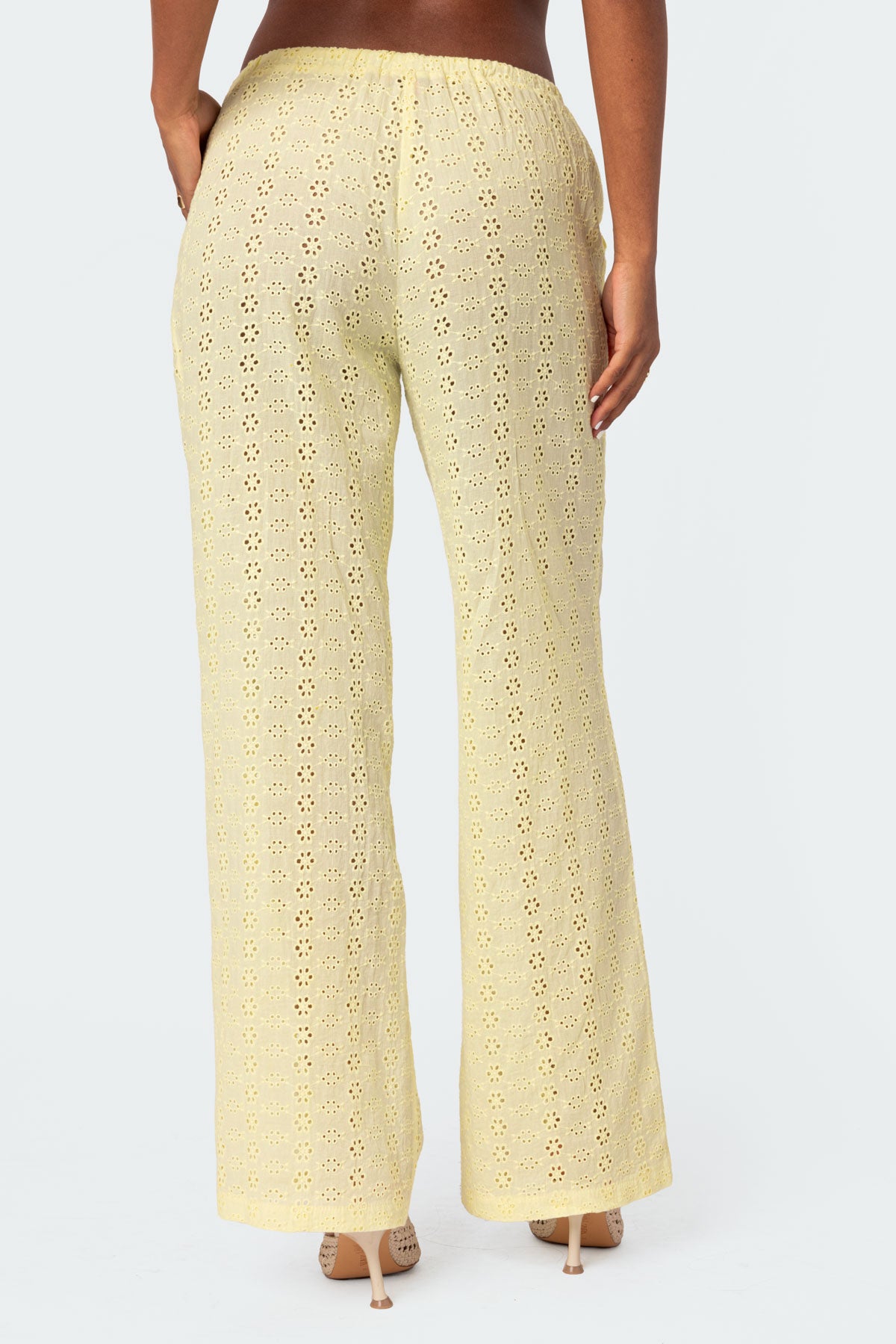 Lemon Lacey Cotton Pants