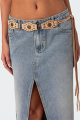 Suede Western Belt