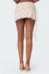 Maria Lace Ruffled Mini Skirt