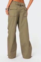 Fey Cargo Parachute Pants