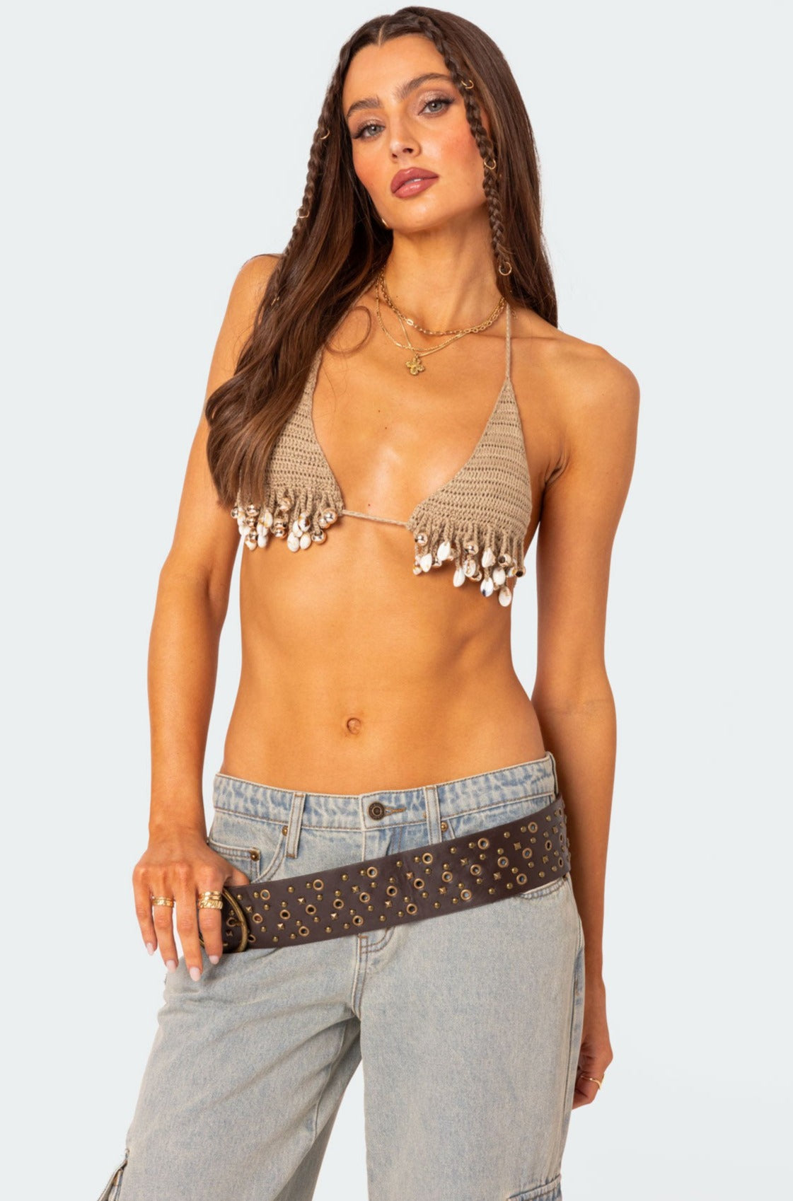 Aruba Beaded Crochet Bra Top