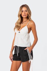 Emilie Eyelet Tank Top