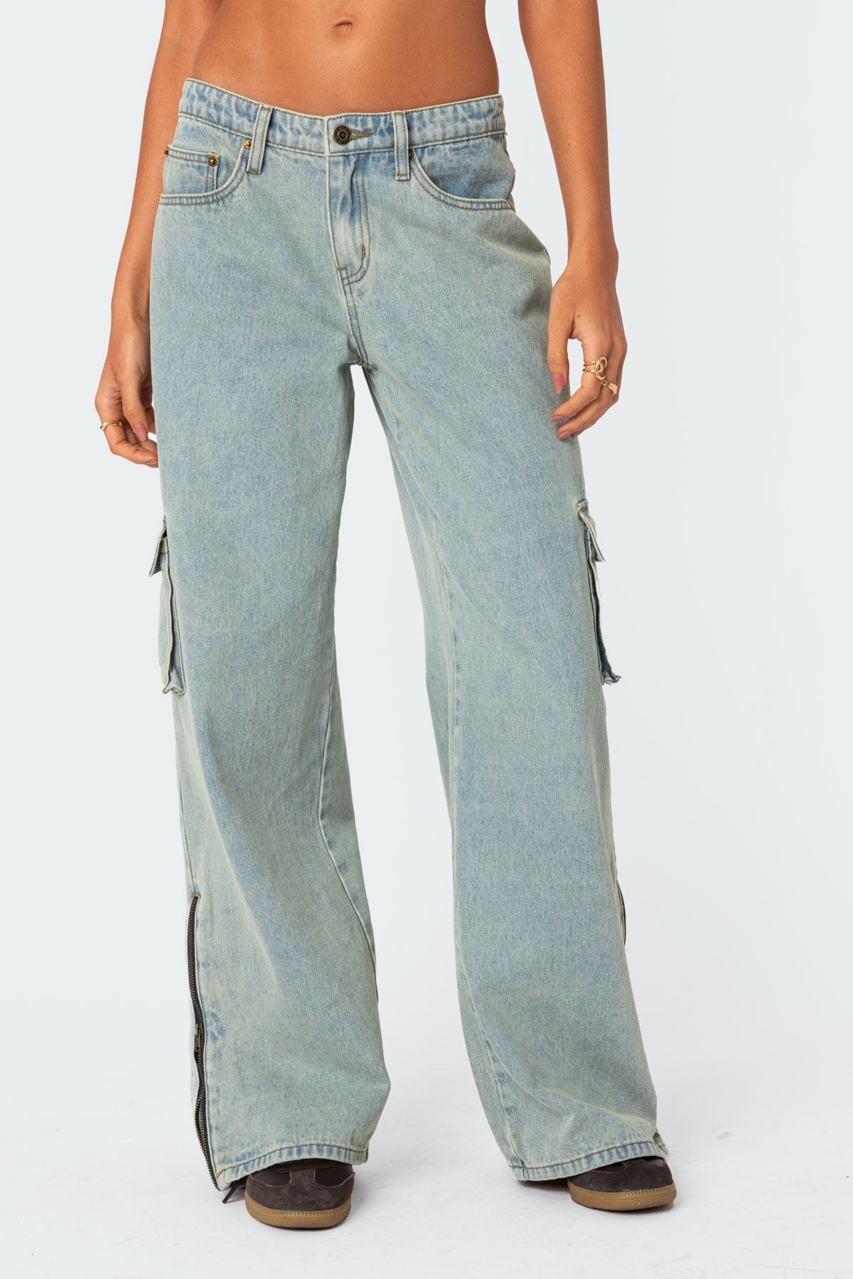 Andi Low Rise Cargo Jeans