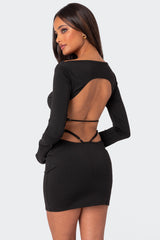 Nessa Strappy Back Mini Dress