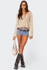 Kenzy Micro Denim Shorts