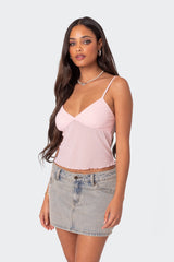 Serafina Sheer Mesh Tank Top